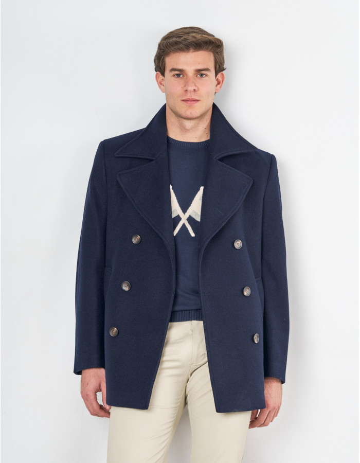 Chaquetón Spagnolo Lobo de Mar Azul Marino | Manzanos Moda