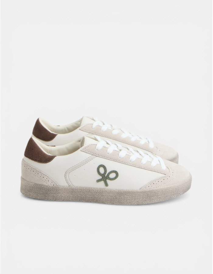 Zapatilla Silbon Desgastada Color Piedra Hombre | Manzanos Moda