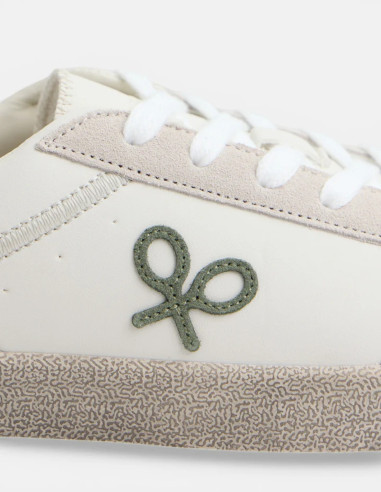 Zapatilla Silbon Desgastada Color Piedra | Manzanos Moda