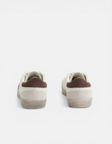 Zapatilla Silbon Desgastada Color Piedra | Manzanos Moda