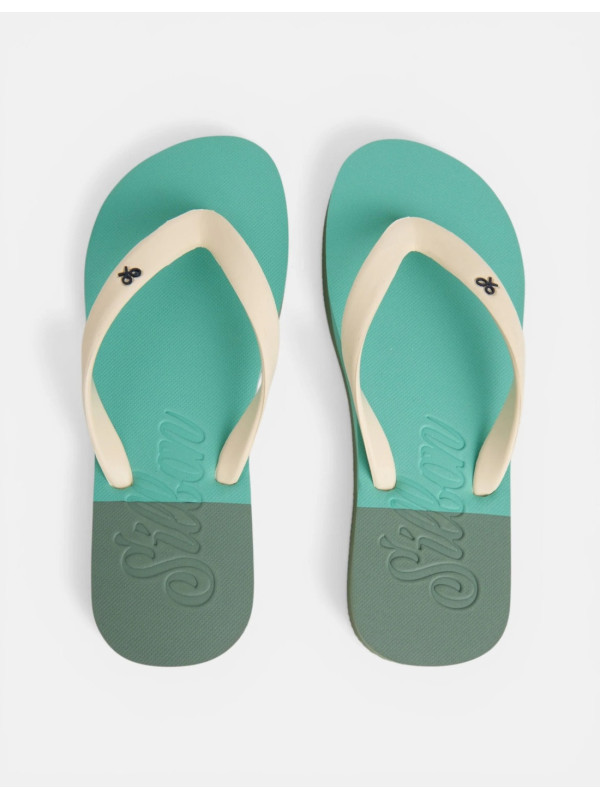 Chancla Silbon Waves Verde Mujer | Manzanos Moda