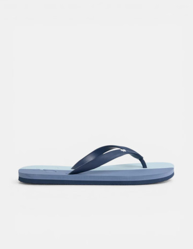 Chancla Silbon Raqueta Bicolor Azul Hombre | Manzanos Moda