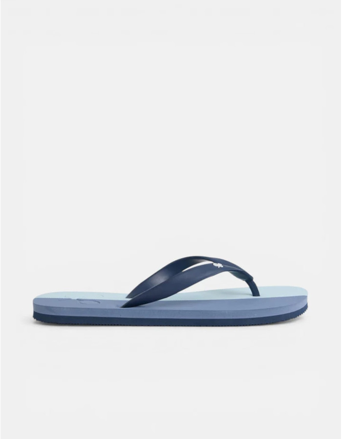 Chancla Silbon Raqueta Bicolor Azul Hombre | Manzanos Moda