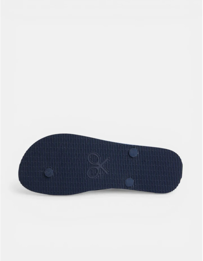 Chancla Silbon Raqueta Bicolor Azul Hombre | Manzanos Moda