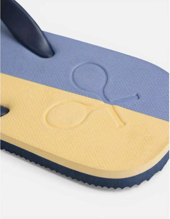 Chancla Silbon Raqueta Bicolor Amarillo Hombre | Manzanos Moda