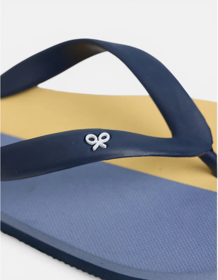 Chancla Silbon Raqueta Bicolor Amarillo Hombre | Manzanos Moda