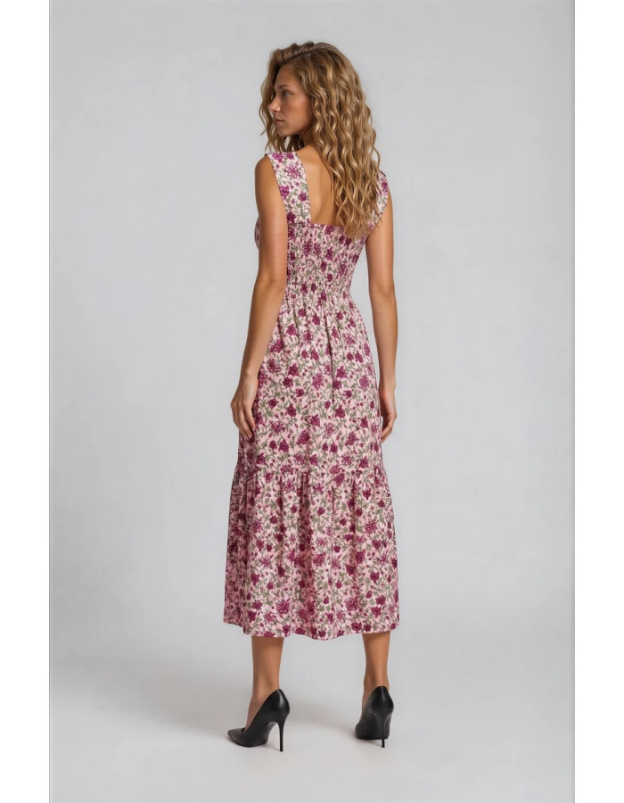 Vestido Tabita Flores Rosa Mujer | Manzanos Moda