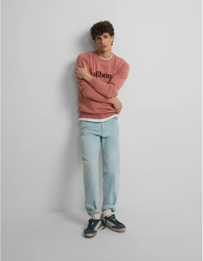 Jersey Silbon Medio Cremallera Coral Hombre | Manzanos Moda