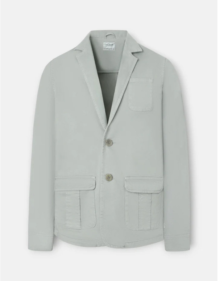 Semiblazer Silbon Verde Gris Hombre | Manzanos Moda