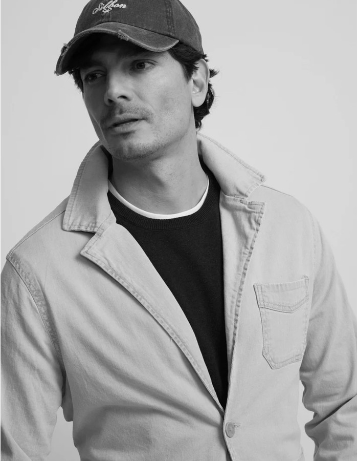 Semiblazer Silbon Bolsillos Denim Hombre | Manzanos Moda