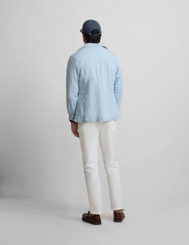 Semiblazer Silbon Bolsillos Denim Hombre | Manzanos Moda