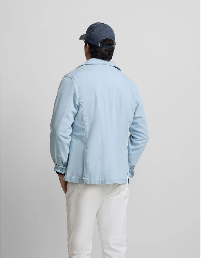 Semiblazer Silbon Bolsillos Denim Hombre | Manzanos Moda
