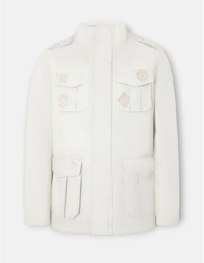 Parka Silbon Parches Piedra Hombre | Manzanos Moda