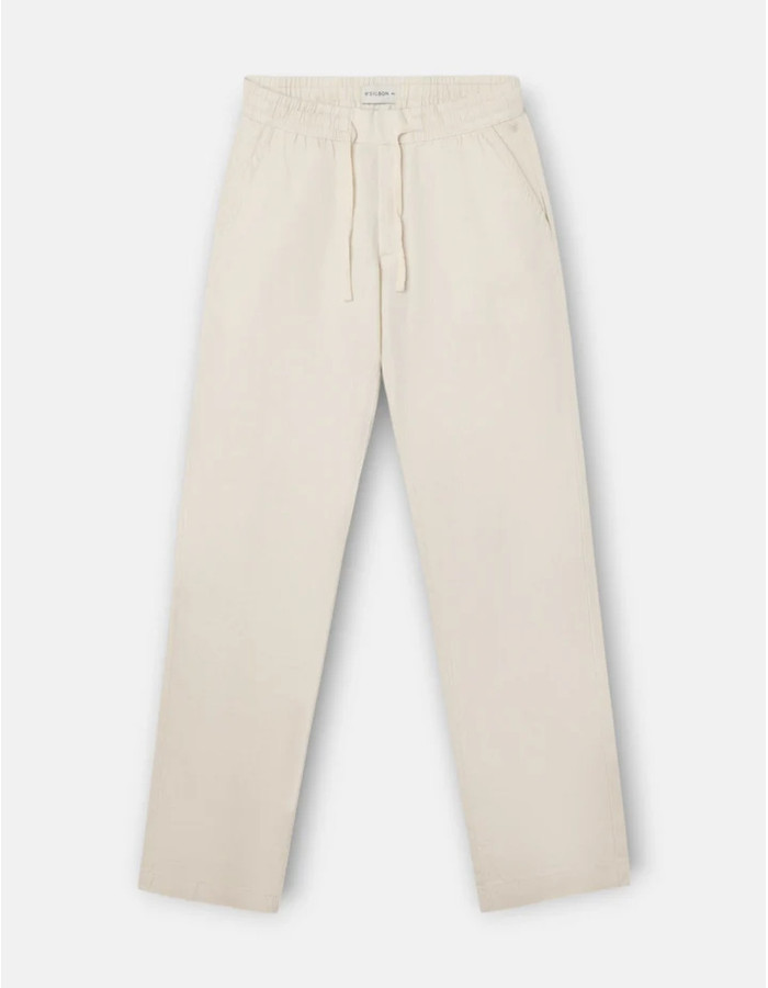 Pantalón Silbon Jogger Lino Piedra Hombre | Manzanos Moda