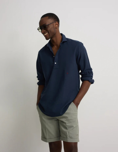 Bermuda Silbon Clásica Verde Hombre | Manzanos Moda