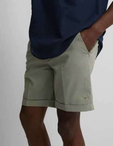 BERMUDA SILBON CLASICA VERDE