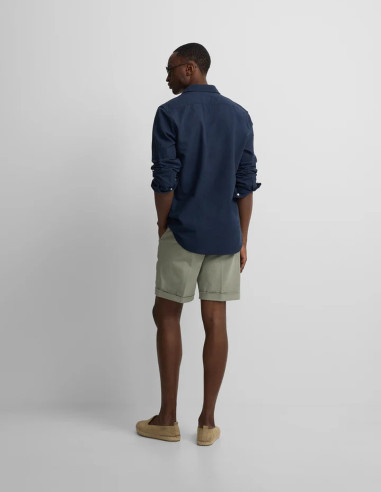 Bermuda Silbon Clásica Verde Hombre | Manzanos Moda