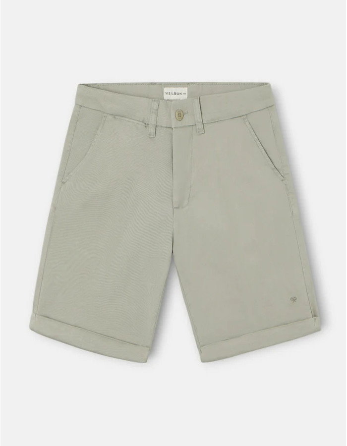 Bermuda Silbon Clásica Verde Hombre | Manzanos Moda