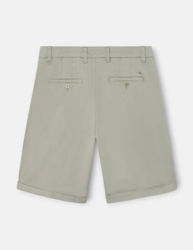 Bermuda Silbon Clásica Verde Hombre | Manzanos Moda