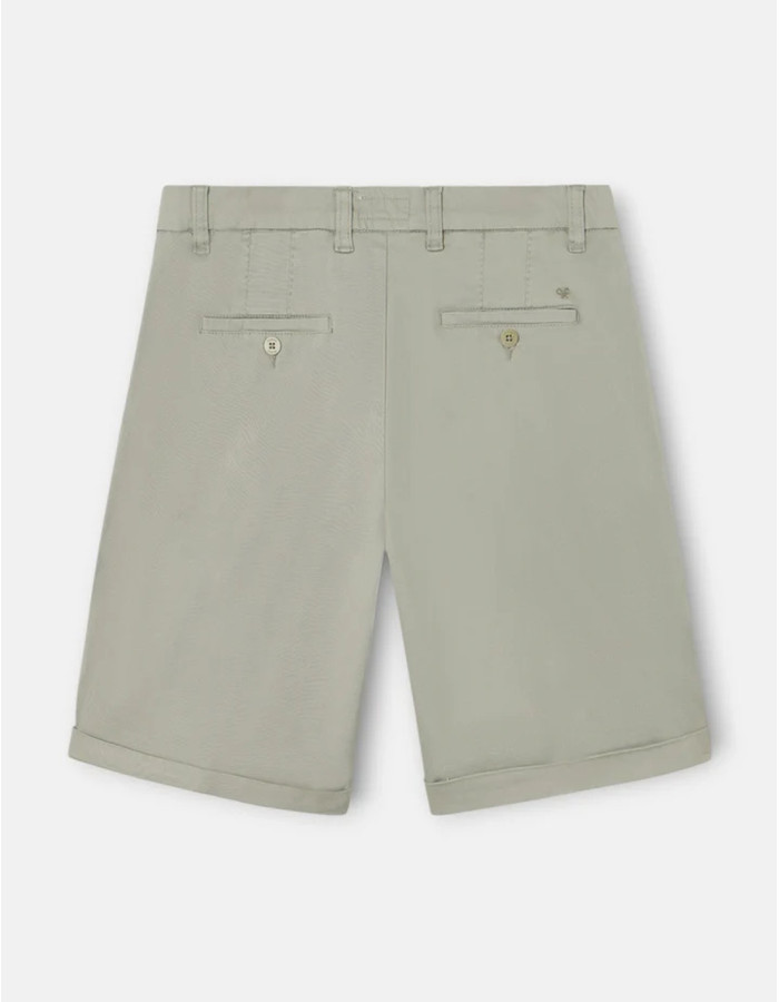 Bermuda Silbon Clásica Verde Hombre | Manzanos Moda