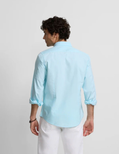 Camisa Silbon Sport Oxford Agua Marina | Manzanos Moda