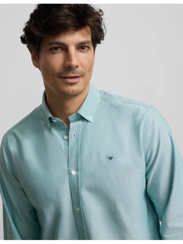 CAMISA SILBON SPORT OXFROD VERDE MEDIO 2