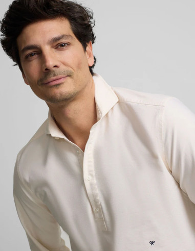 Camisa Silbon Sport Oxford Amarillo Hombre | Manzanos Moda