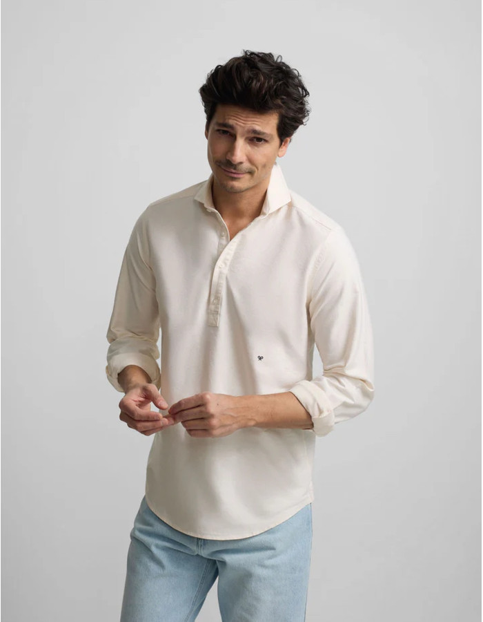 Camisa Silbon Sport Oxford Amarillo Hombre | Manzanos Moda