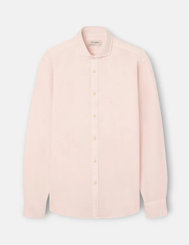 Camisa Silbon Estructura con Logo Rosa | Manzanos Moda