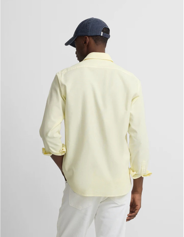 Camisa Silbon Estructura Logo Amarillo Hombre | Manzanos Moda