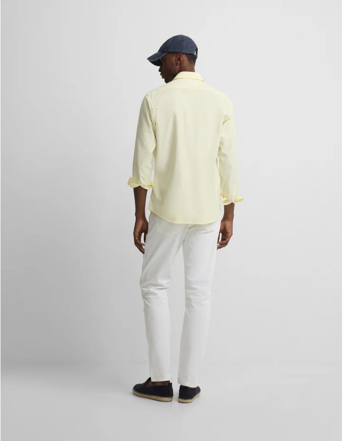 Camisa Silbon Estructura Logo Amarillo Hombre | Manzanos Moda