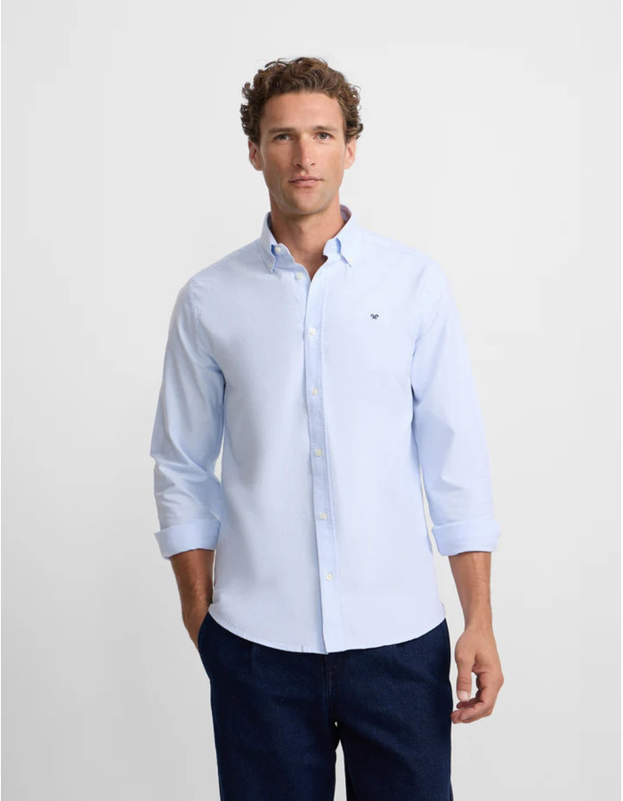 Camisa Silbon Sport Oxford Celeste Hombre | Manzanos Moda