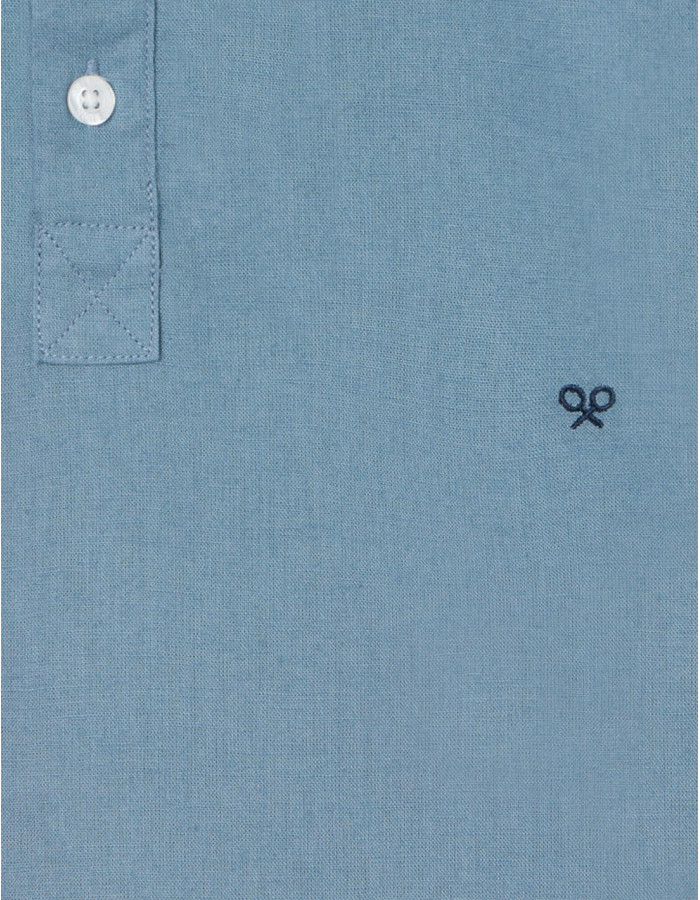 Camisa Silbon Sport Lino Petróleo Hombre | Manzanos Moda