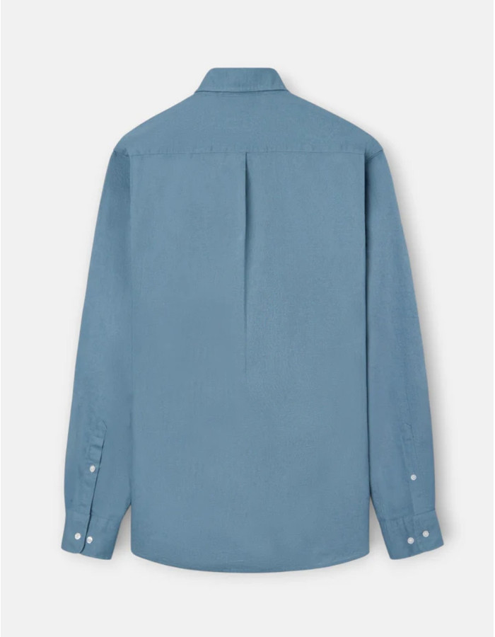 Camisa Silbon Sport Lino Petróleo Hombre | Manzanos Moda