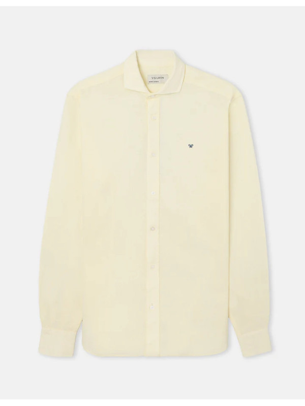 Camisa Silbon Sport Lino Amarillo Hombre | Manzanos Moda