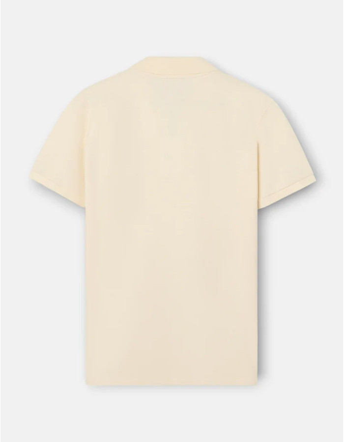 Polo Silbon Clásico Liso Crema Hombre | Manzanos Moda