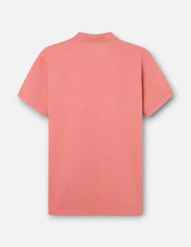 Polo Silbon Clásico Liso Coral Hombre | Manzanos Moda