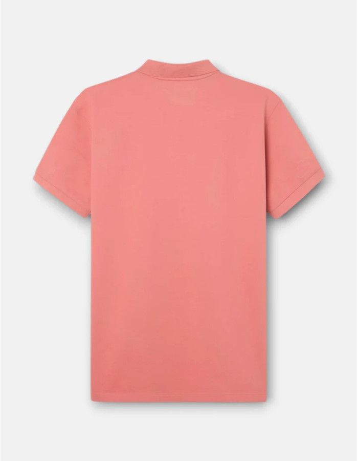 Polo Silbon Clásico Liso Coral Hombre | Manzanos Moda