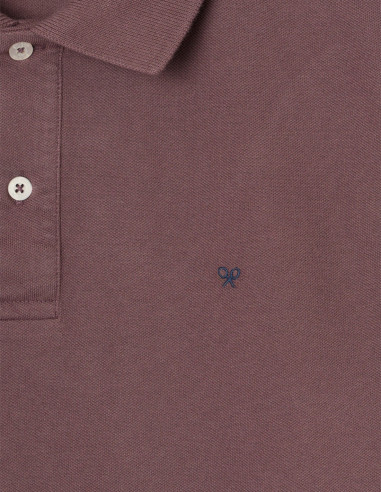 Polo Silbon Clásico Liso Burdeos Hombre | Manzanos Moda