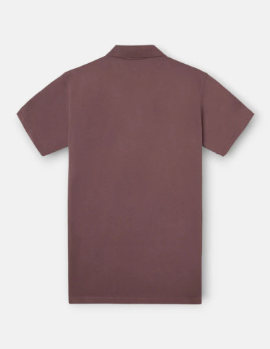 Polo Silbon Clásico Liso Burdeos Hombre | Manzanos Moda