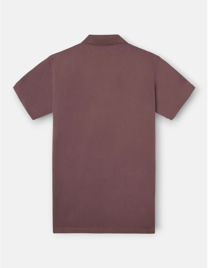 Polo Silbon Clásico Liso Burdeos Hombre | Manzanos Moda