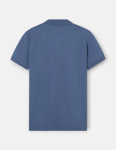 Polo Silbon Clásico Liso en Color Azul Índigo