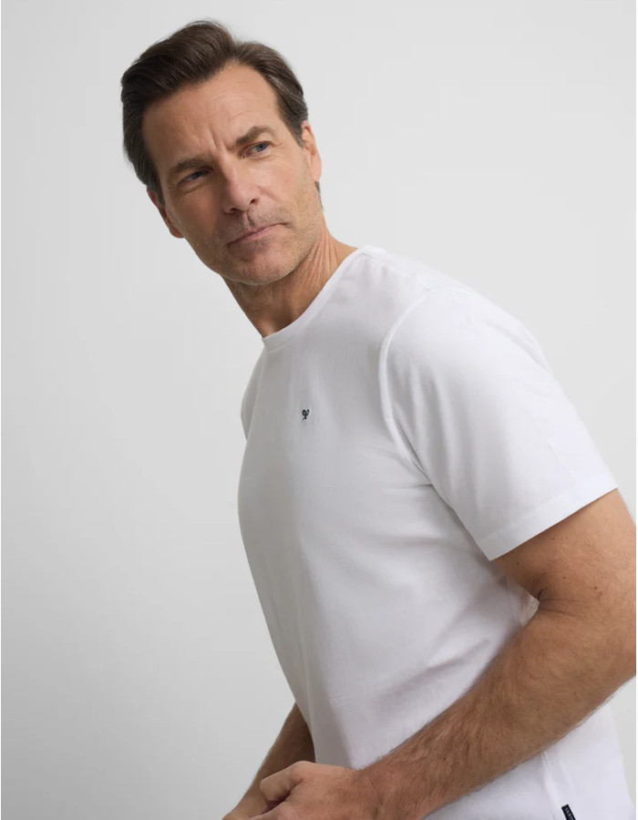 CAMISETA SILBON MINILOGO  BLANCO