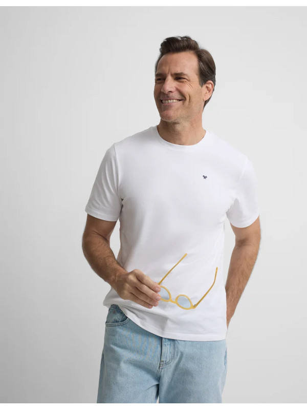 Camiseta Silbon Minilogo Blanco Hombre | Manzanos Moda 2