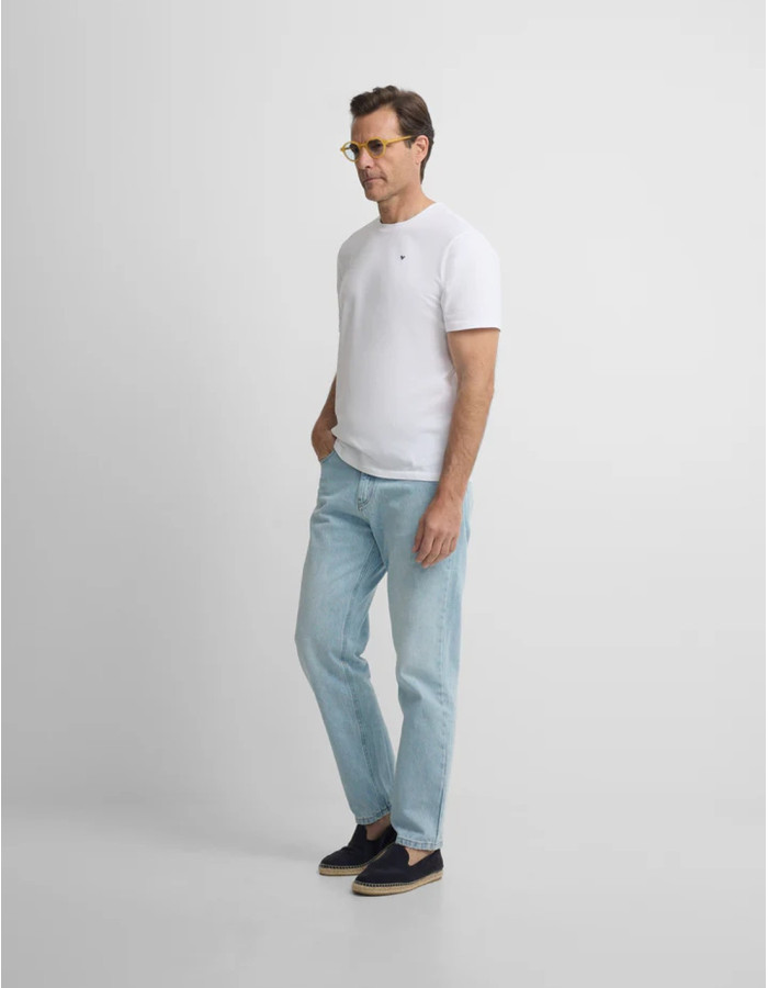 Camiseta Silbon Minilogo Blanco Hombre | Manzanos Moda