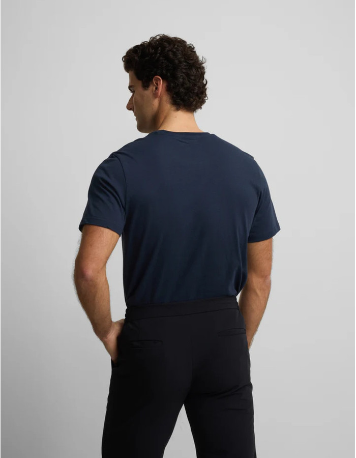 Camiseta Silbon Minilogo Azul Marino Hombre | Manzanos Moda