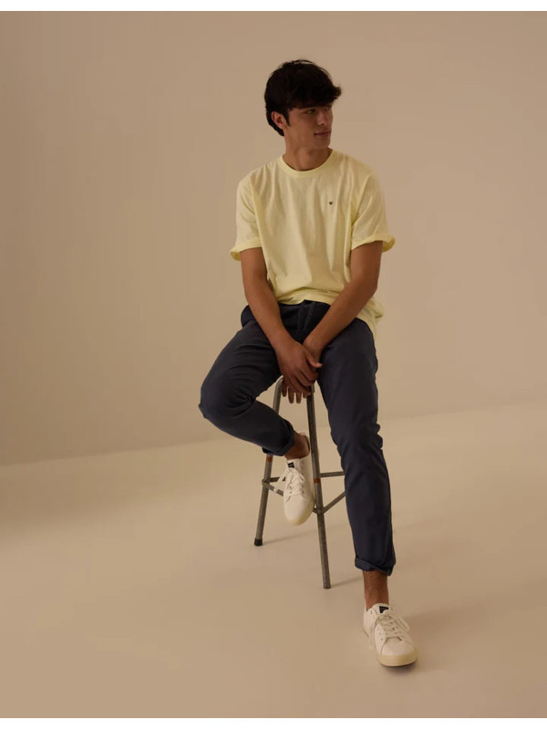 Camiseta Silbon Minilogo Amarillo Hombre | Manzanos Moda