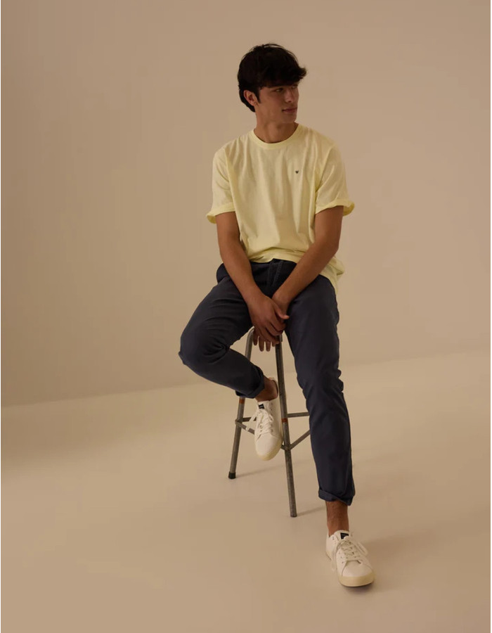 Camiseta Silbon Minilogo Amarillo Hombre | Manzanos Moda