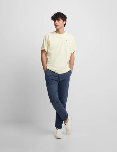 Camiseta Silbon Minilogo Amarillo Hombre | Manzanos Moda