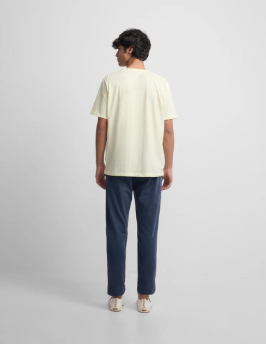 Camiseta Silbon Minilogo Amarillo Hombre | Manzanos Moda